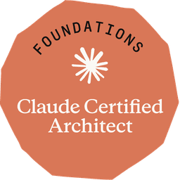Claude Certified Architect - Foundations badge, issued by Anthropic to Fabio Dono